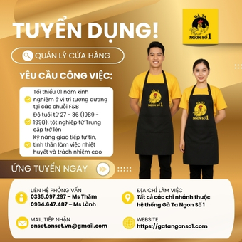 Poster tuyển dụng